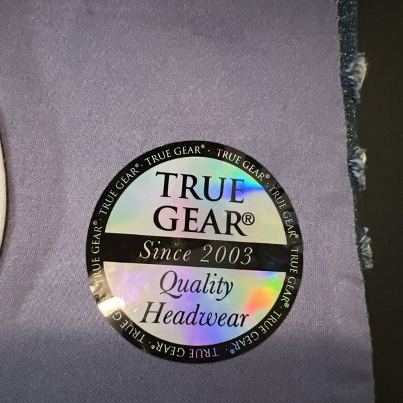 True Gear Denim Distressed KISS Band Bling Baseball Hat Cap New - Picture 12 of 16